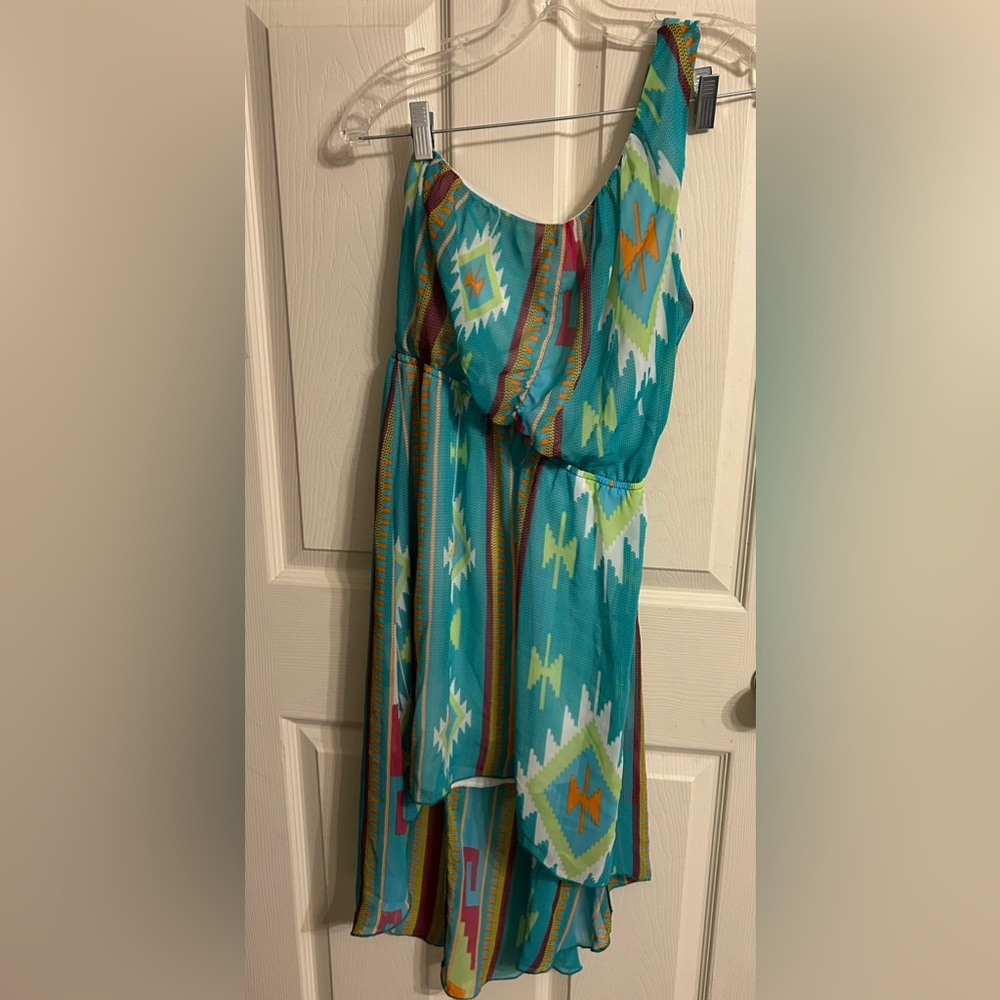 One shoulder dress - size small - like new